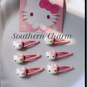 🆕📢Last Set....Hello Kitty Hair Clips